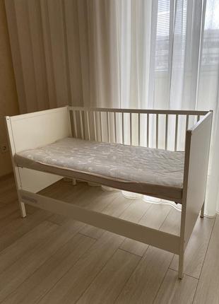 Детская кроватка ikеа +матрас eurococos baby sleep2 фото