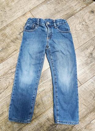 Джинсы, штаны утепленные, с начесом, gap, р. 104-110, 4-5 года, длинна 63см