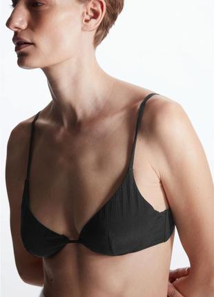 Cos бра ліф crinkled-silk underwire bra як arket massimo dutti2 фото