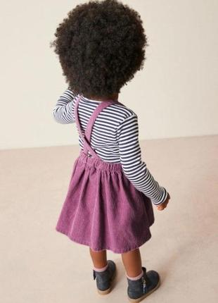 Вельветовый сарафан для девочки next (некст) англичанина