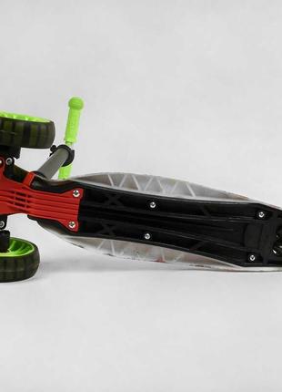 Самокат трехколесный детский maxi s-11203 best scooter, съемный руль до 87 см, колеса pu со светом5 фото