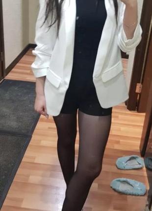 Беленький легкий пиджак/жакет ❤️2 фото