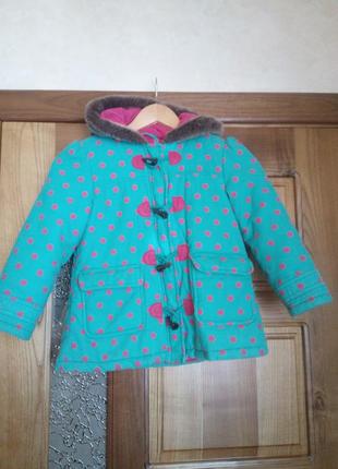 Пальто на 4-5років, демісезонне,