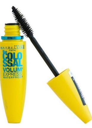 Maybelline maybelline mascara colossal volum'express waterproof de gemey черная