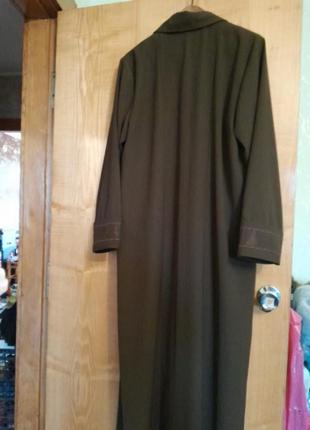 Oversize, шикарная вещь: платье-халат в пол, балахоном5 фото