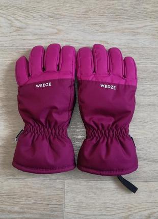 Краги перчатки wedze waterproof 7 - 8 лет