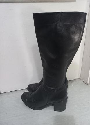 Сапоги кожаные