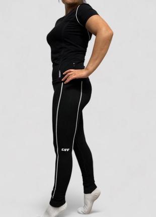 Спортивный костюм off white лосины лосины футболка топ одежда для спорта