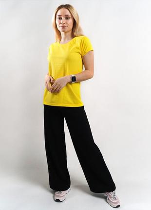 Жіноча футболка легка яскраво-жовта fruit of the loom 0614200k2 xs