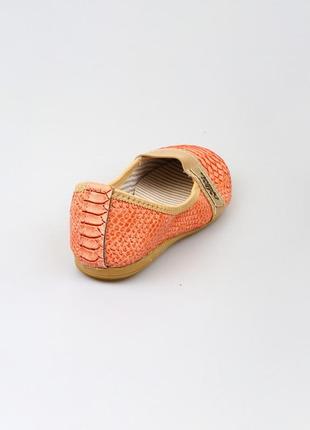 Балетки las espadrillas персиковый (ln-0222-peach)4 фото