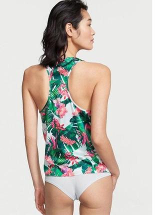 Женская пижама victoria's secret satin racerback шорты майка материал сатин цвет зеленый (s)3 фото