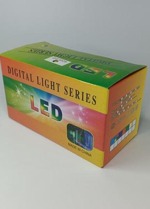 Гірлянда 3m*2m штора на вікно водоспад на прозорому дроті 400 (240 led) мульти...