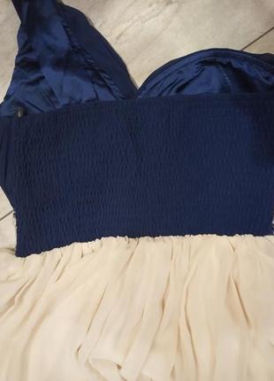Шикарное платье на одно плечо с драпировкой и пайетками на груди и с пышной юбкой5 фото