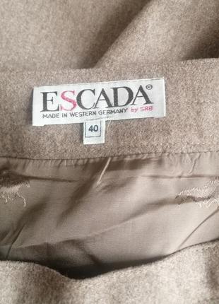 Escada by srb юбка 100%шерсть с карманами.