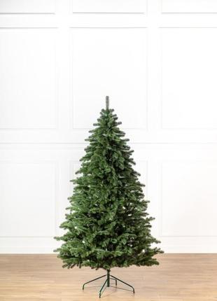 Акція! ялинка штучна лита зелена блакитна 1,5м 1,8м 2,1м 2,3м 2,5м 3м