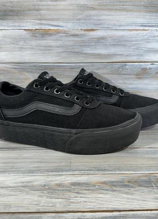 Vans old skool platform all black оригинальные кеды