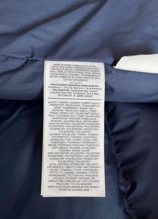 Нова чоловіча пухова парка nike9 фото