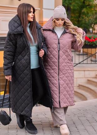 Жіноче стьобане тепле зимове пальто,пуховик,зимова куртка,женское тёплое стёганое пальто,женская куртка
