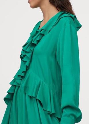 Платье с рюшами h&m2 фото