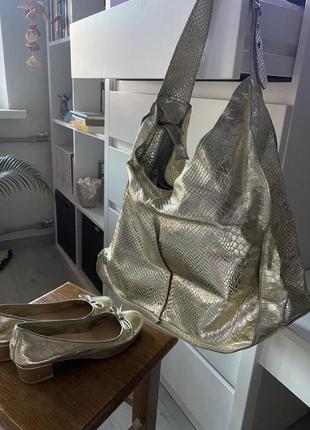 Комплект ботинки zara, сумка итальялия, кожа4 фото