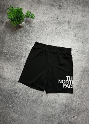 Женские термо-шорты/ велосипедки the north face logo shorts!