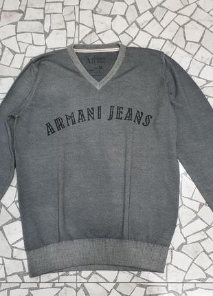 Armani jeans мужской пуловер6 фото
