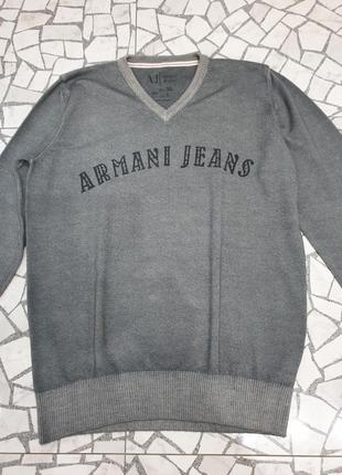 Armani jeans мужской пуловер7 фото