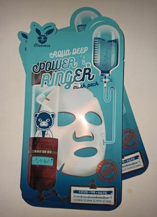 Увлажняющая тканевая маска для лица elizavecca milky piggy cyborg aqua deep power ringer mask pack с гиалуроновой кислотой, 23 мл елизавека2 фото