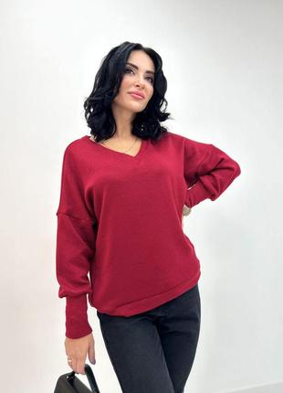 Жіночий пуловер з ангори "lamia"6 фото