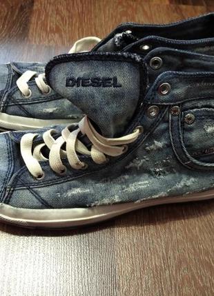 Джинсовые кеды diesel3 фото