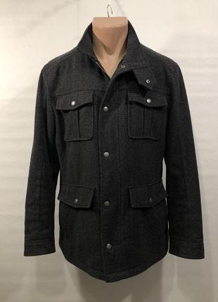 🤍 куртка пальто з вовною (49%) від бренду jasper conran