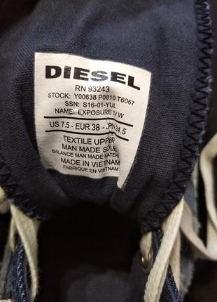 Джинсовые кеды diesel9 фото