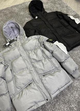 Пуховик stone island 21fw 44508 nylon metal down jacket6 фото