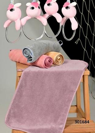 Полотенце для лица с кольцом единорожка