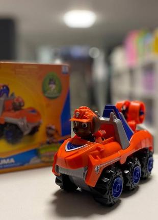 Машинка з фігуркою paw patrol dino зума щенячий патруль spin master (6059989)