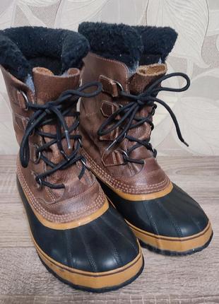 Зимові чоловічі термо чоботи сапоги снігоходи sorel waterproof size 422 фото
