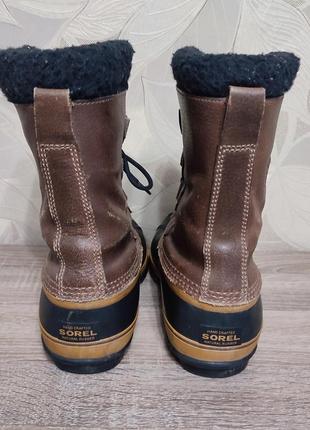 Зимові чоловічі термо чоботи сапоги снігоходи sorel waterproof size 423 фото