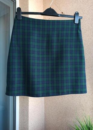 Красивая стильная юбка в клетку