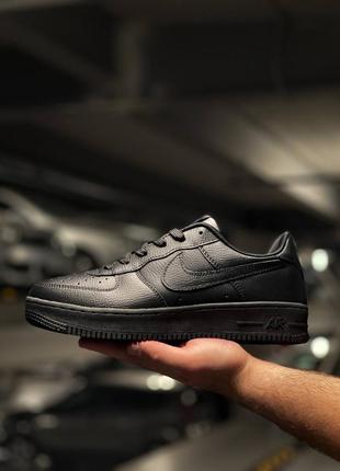 Демісезон чоловічі кросівки nike air force 1 07 leather black