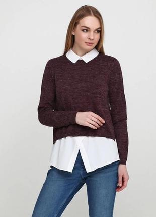 Світшот свитшот імітація сорочки имитация рубашки светр свитер кофта блуза блузка