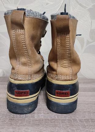 Зимові чоловічі термо чоботи сапоги снігоходи sorel caribou waterproof size 11/46/29.53 фото