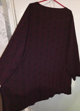 Натуральная-100% вискоза,удлинённая блузка-туника,мега батал,ladies + sin2 фото