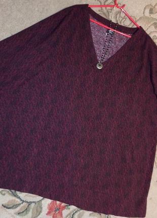 Натуральная-100% вискоза,удлинённая блузка-туника,мега батал,ladies + sin5 фото