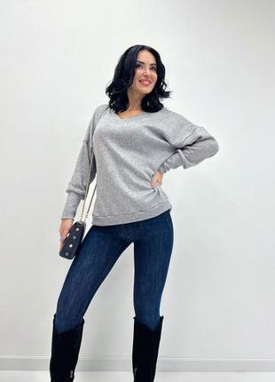 Жіночий теплий светр пуловер з ангори джемпер4 фото