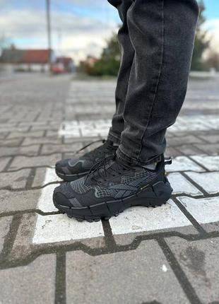 Мужские кроссовки reebok zig kinetica ii gore-tex edge grey black