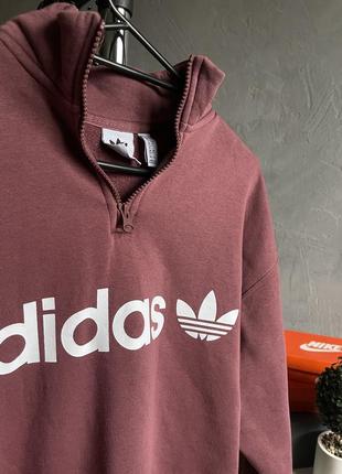 Adidas світшот утеплений жіночий адідас кофта спортивна на флісі оригінал5 фото