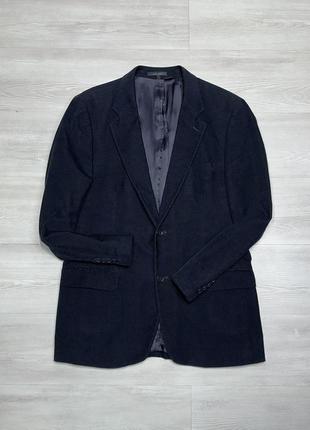 Zara man фирменный мужской темно-синий вельветовый пиджак жакет