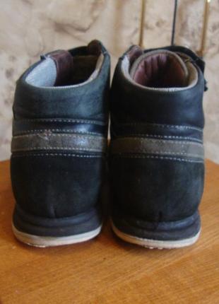 Ботинки кожаные черные ортопедические duna италия 32 стелька 21 см3 фото