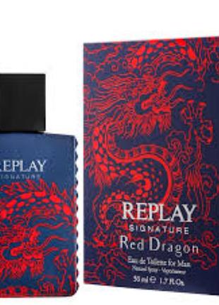 Мужская туалетная вода replay signature red dragon eau de toilette for men - 100 ml