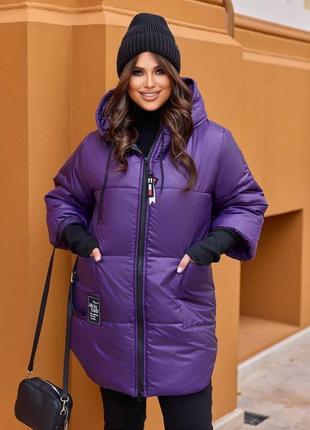 Жіноче стьобане тепле зимове пальто,пуховик,зимова куртка,женское тёплое стёганое пальто,женская куртка